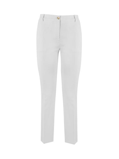 Pantalone Bello in lino stretch Bianco PINKO | 100155 A34IZ05